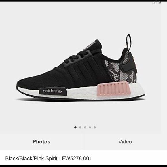 ISO adidas nmd black pink spirit 7 or 7.5 - Picture 1 of 1